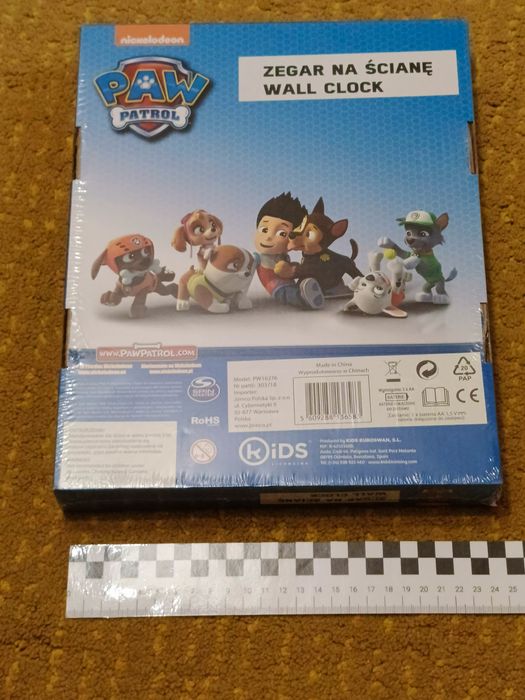 Psi Patrol - Zegar na ścianę 25 cm - Paw Patrol