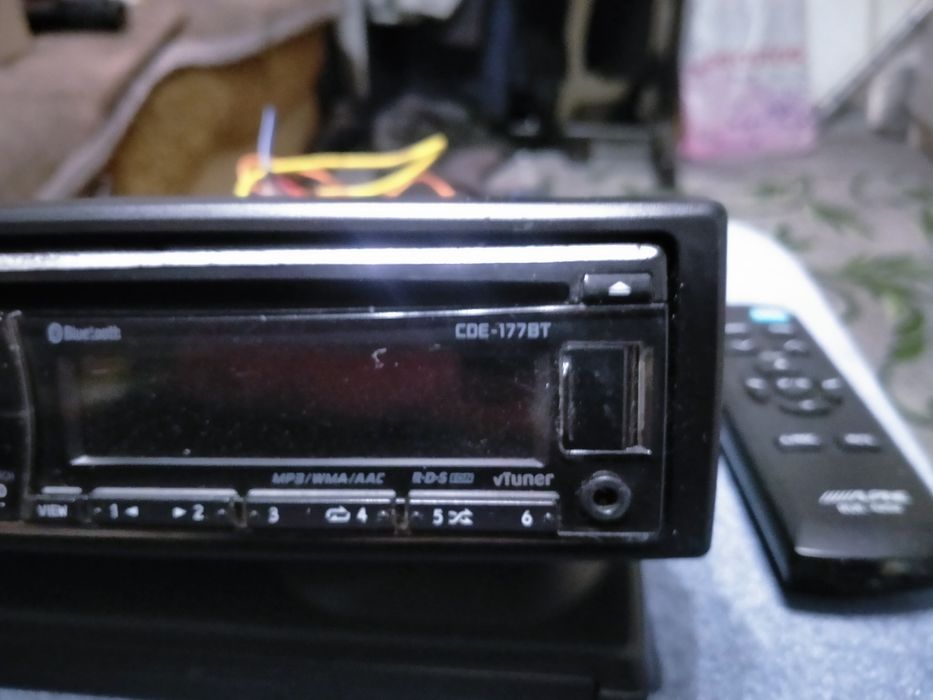Магнитола alpine CDE-177BT процессор с блютузом