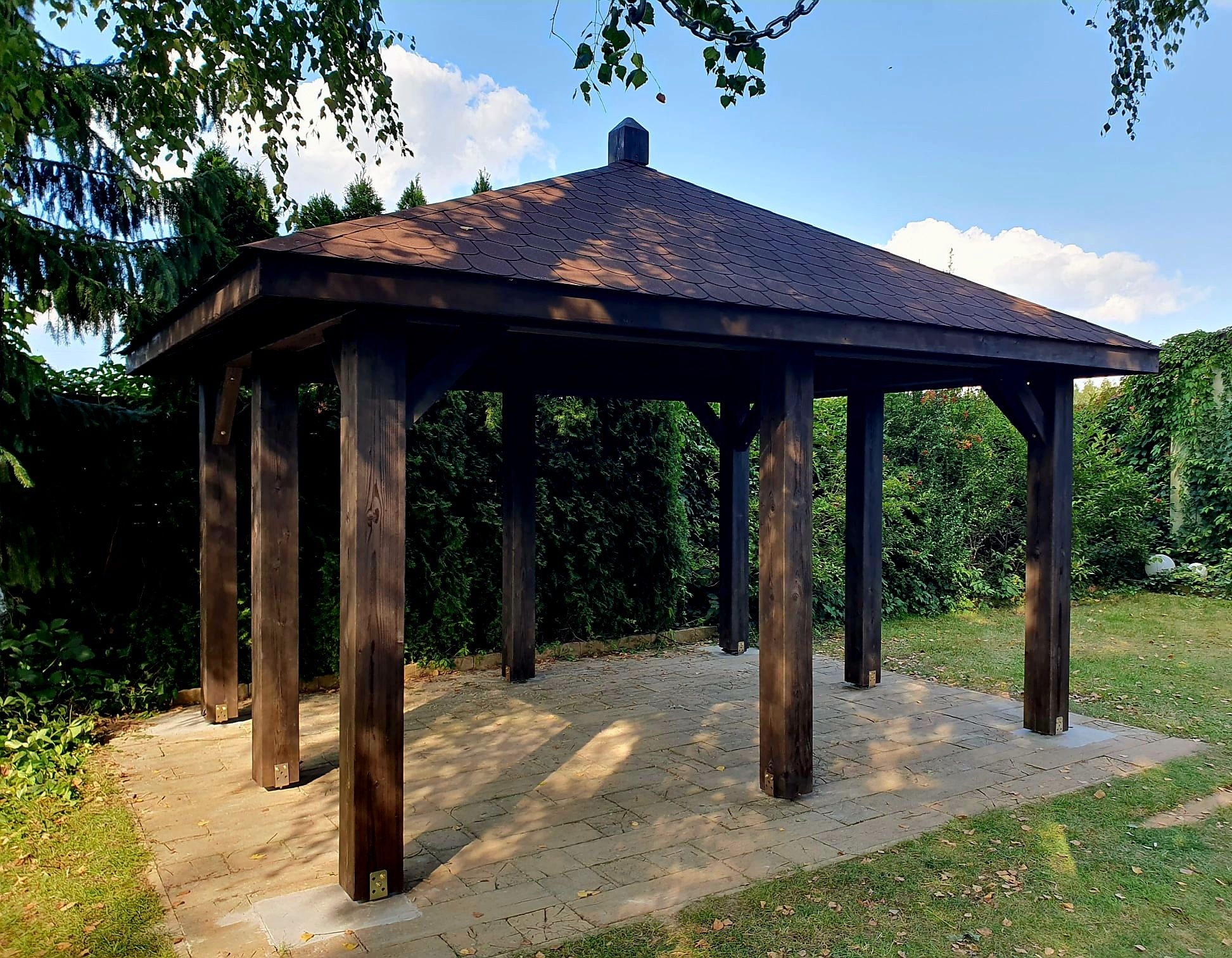 Altana,pergola zadaszenie tarasu-wiata.