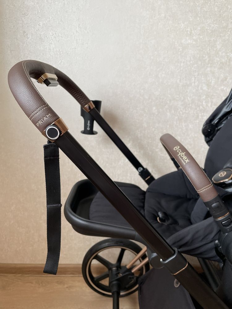 Cybex Priam 4.0 Deep Black / Rose Gold