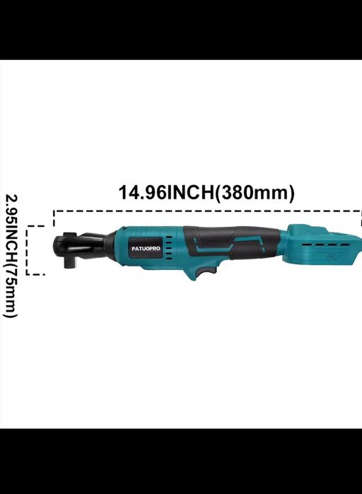 klucz zapadkowy - grzechotka 1/2", 100N.m na baterie Makita 18v