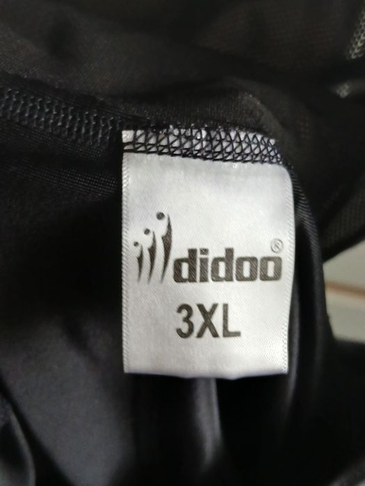 Spodenki rowerowe z wkładką na szelkach w Didoo rozmiar 3XL