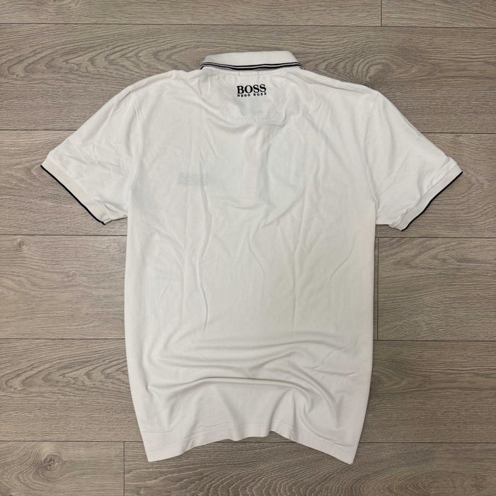Стильна Біла Поло Футболка Хуго БОСС Hugo BOSS Regular Fit, розмір XL