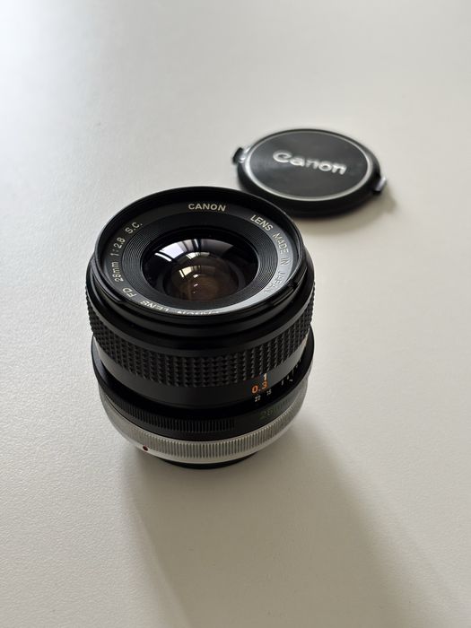 Canon FD 28 mm 2.8 S.C. Chrome Nose