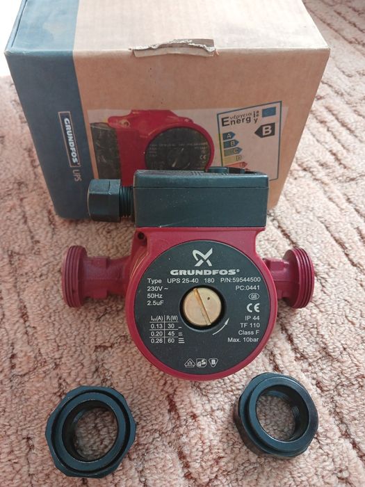 Насос циркуляционный 25/40(60) 180ММ Grundfos с евро гайками