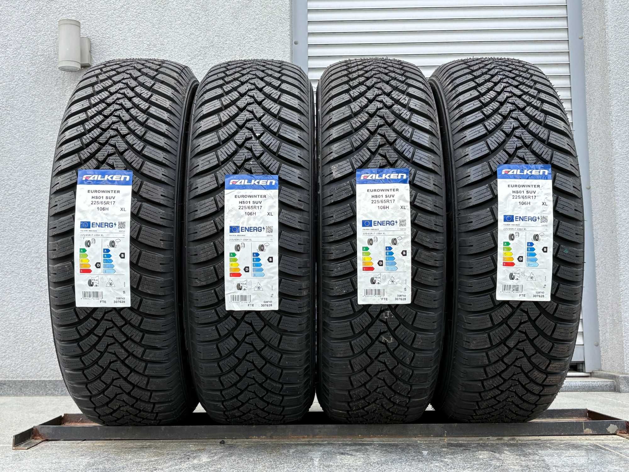 4szt zimowe 225/65R17 Falken Eurowinter 106H XL D,B,72db NOWE!