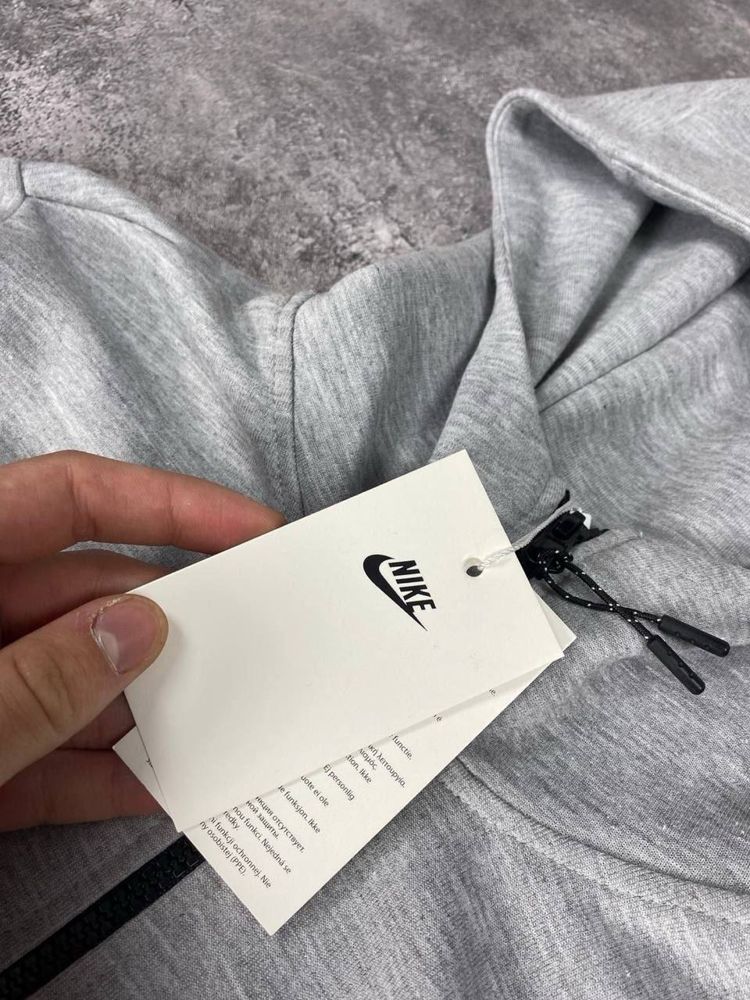 Кофта Nike Tech Fleece/найк теч фліс сіра/кофта найк теч флис