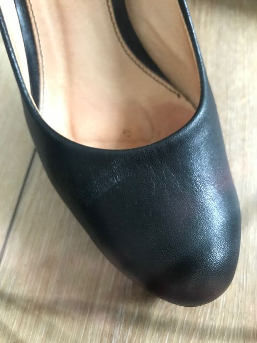 Buty szpilki czarne eska 36,5 skóra