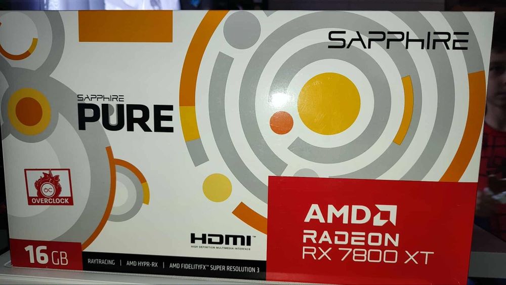 Radeon RX 7800 XT PURE 16GB GDDR6 Sapphire 24 miesiące gwarancji!!!