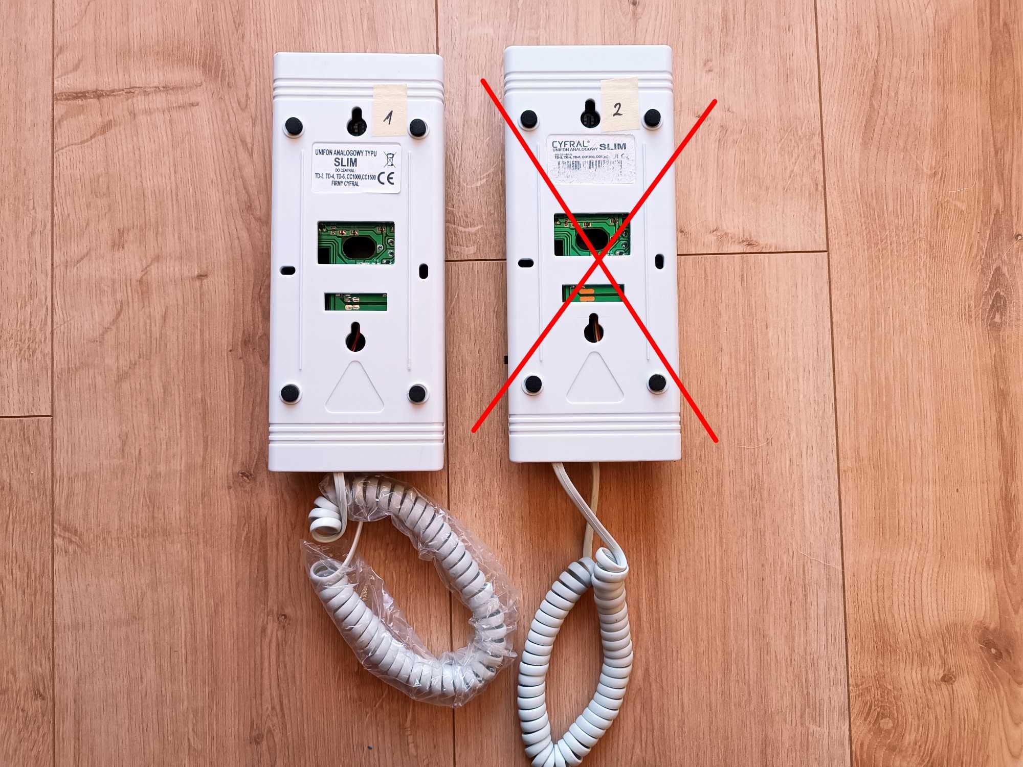 unifon słuchawka domofon analogowa (2-przewodowa) CYFRAL ADA-03C4 SLIM