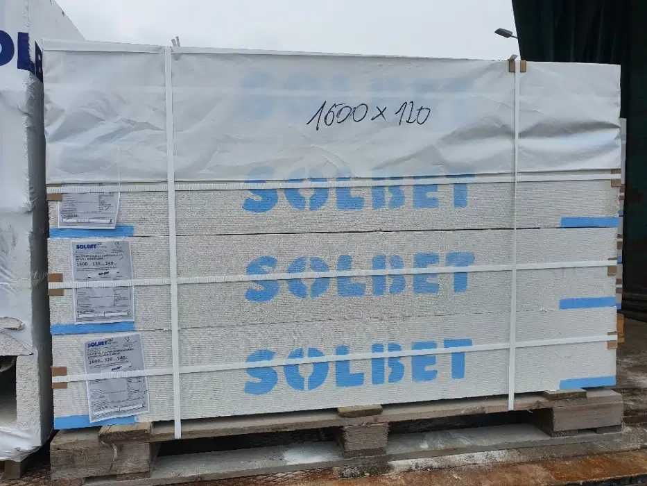 SOLBET Nadproża zbrojone z betonu komórkowego