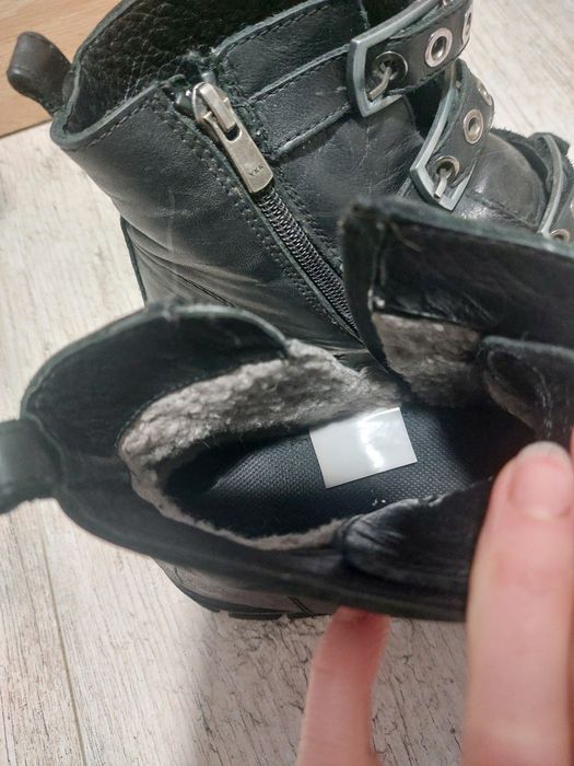 Зимові шкіряні черевики