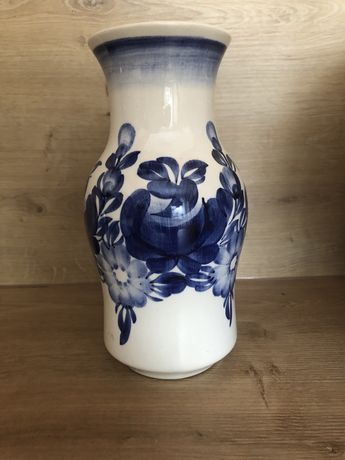 Wazon ceramiczny w niebieskie kwiaty ZF KOŁO