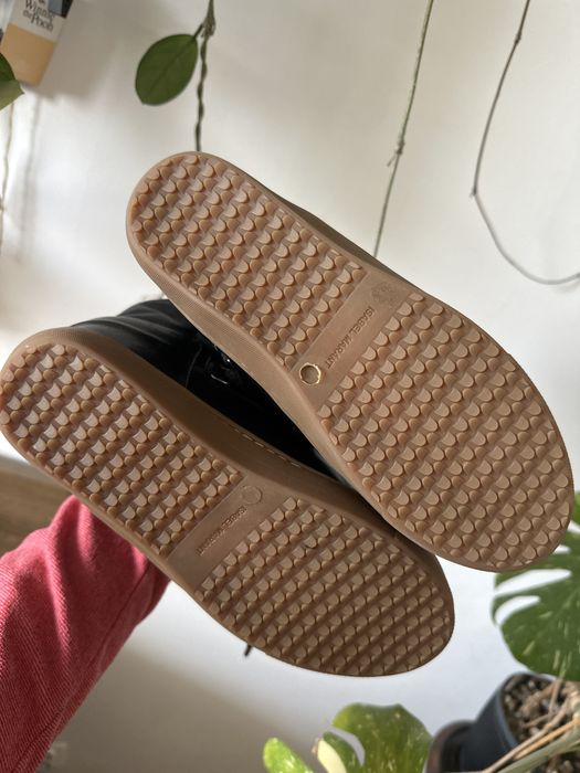 Nowe czarne sniegowce skora futro a’la isabel marant