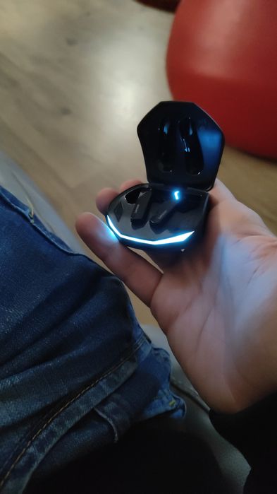 Phones Lenovo bluetooth 5.3 gamer cancelamento ruído preto/branco