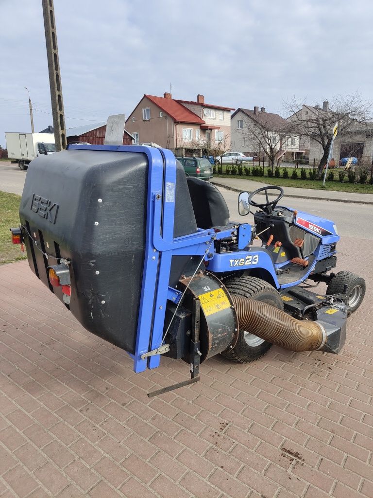 Traktorek Kosiarka Iseki TXG 23 Homologacja Hydraulika Piękny