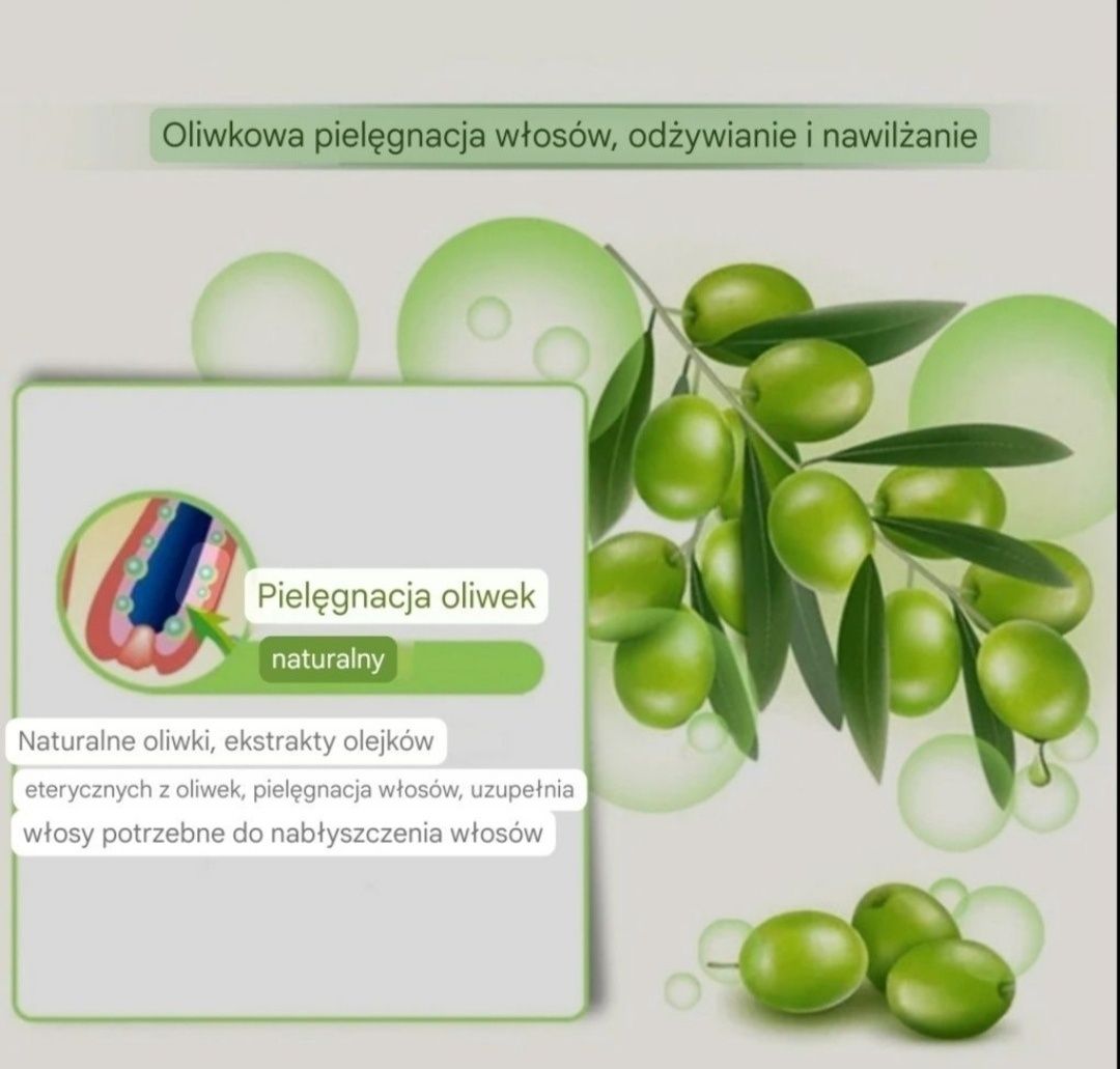 Szampon do włosów BIOAQUA OLIVE z oliwą z oliwek, 400 ml