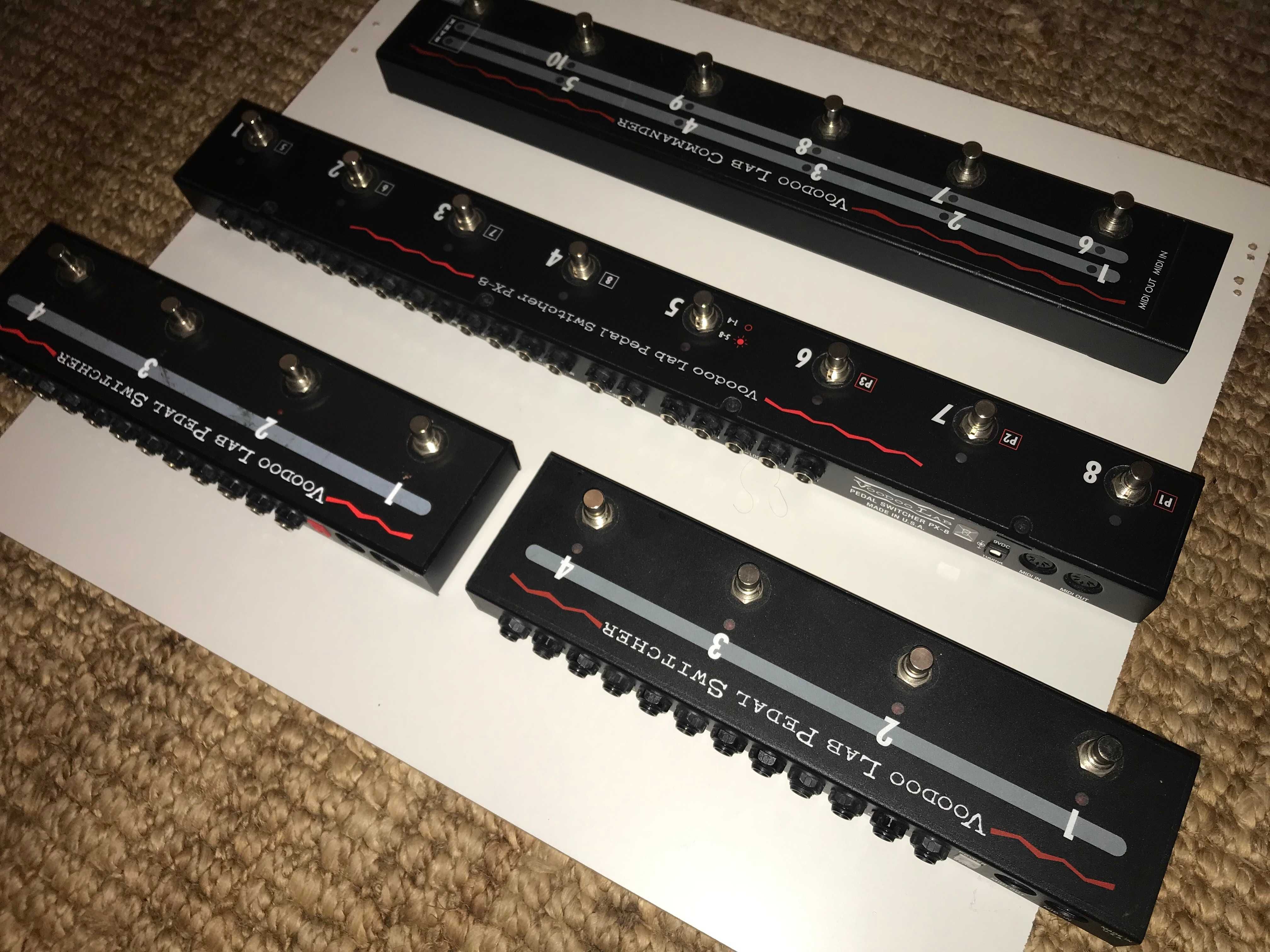Voodoo Lab Pedal Switcher and Commander Set