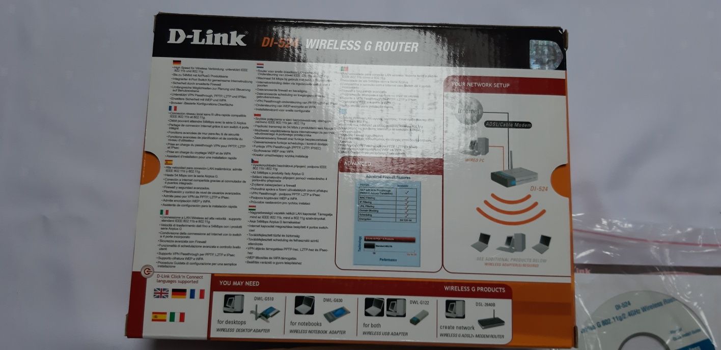 Router D link DI-524