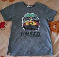 Koszulka chłopięca ninjago hm 110 116 cekiny