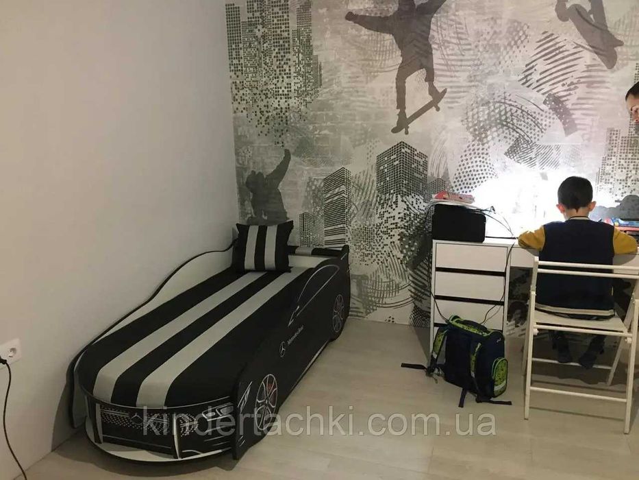 Кровать машина з матрасом/ліжко машина/диван авто/Безкоштовна доставка