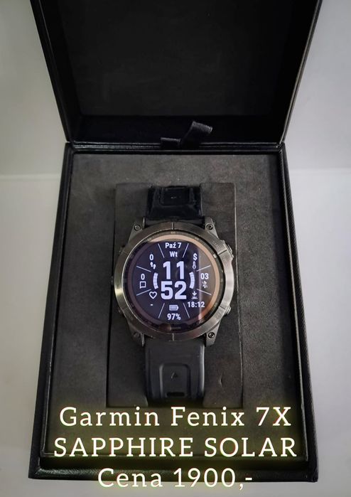 Smartwatch Garmin Fenix 7x sapphire solar/ Garmin Fenix 6x pro