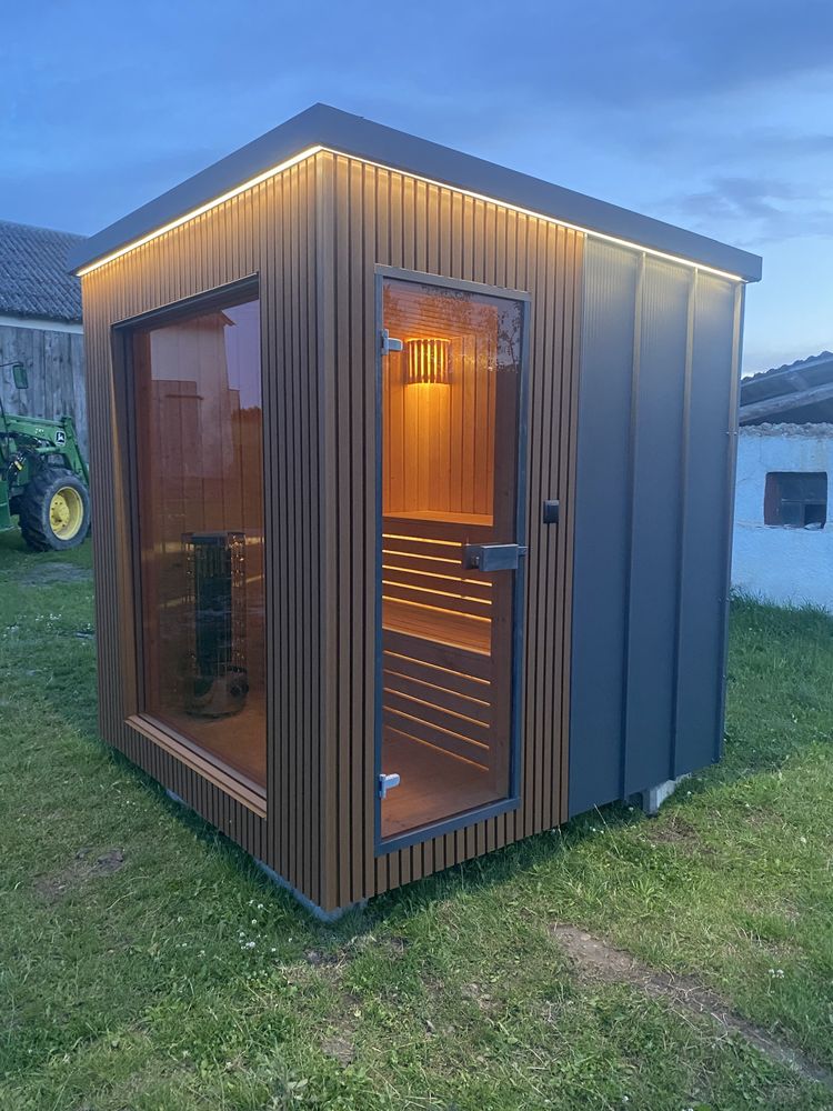 Nowa Sauna Ogrodowa Dostępna od ręki