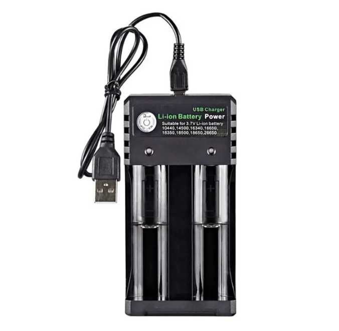 Зарядний пристрій BMAX Charger на 2 слоти Original (Black)