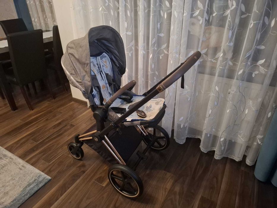 Cybex Priam 2.0 Platinum 3w1 Manhattan grey plus