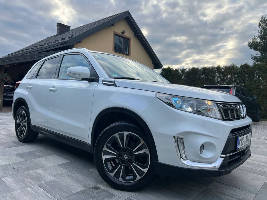 Suzuki Vitara 1.4TURBO*FULL*LIFT 4x4 BIAŁPERŁA Navi Skóra Radar Panorama Kamera BLIS