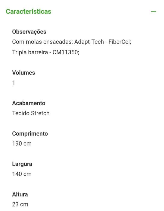 Colchão Pikolin como novo