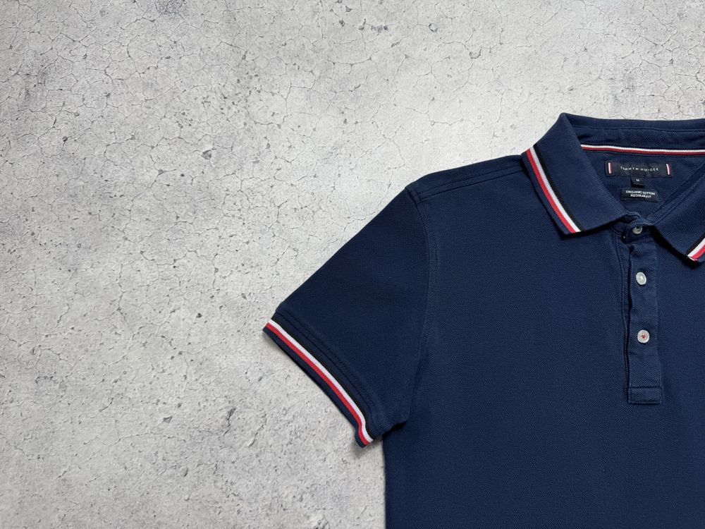 Мужская Футболка Поло Tommy Hilfiger Оригинал Идеал Размер S-M