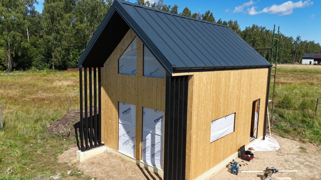 Domek letniskowy całoroczny 5x7 stodoła