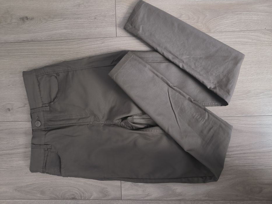 Spodnie skórzane matowe stradivarius