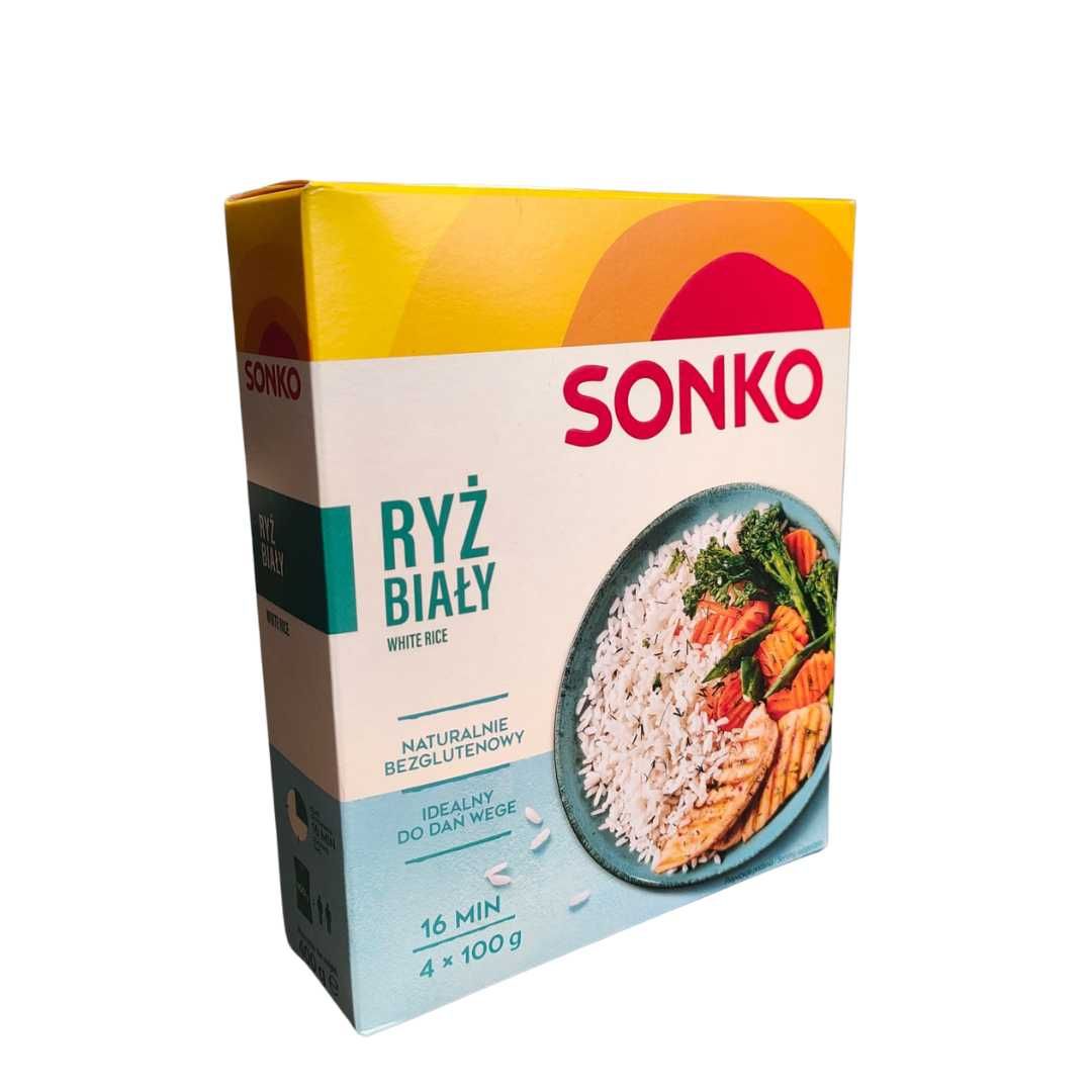 Ryż Biały Sonko 4x100g 0,4kg Dostępna większa ilość !