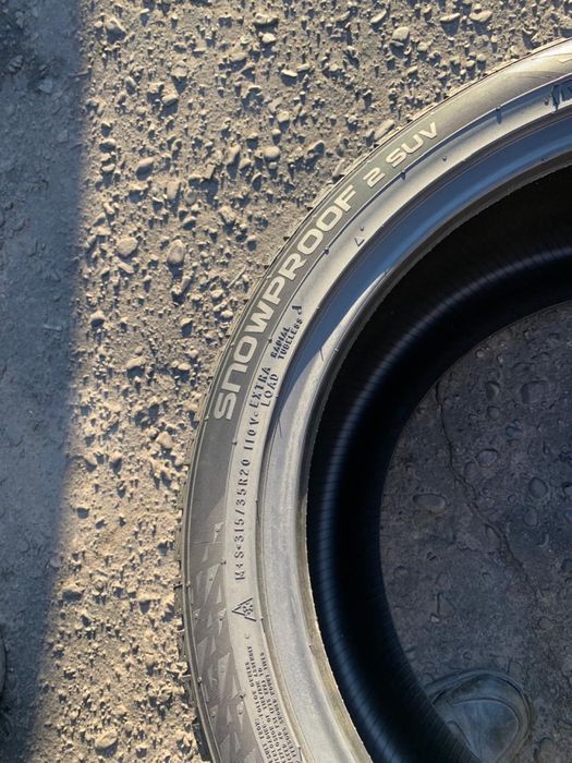 Шини нові різноширокі 315/35 R20+275/40 R20 Nokian зима 2023 рік
