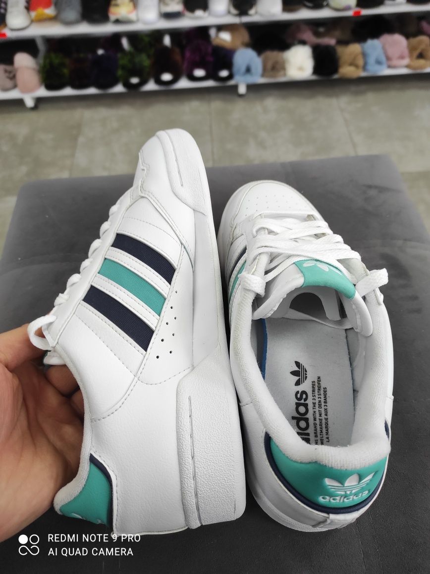 ОРИГІНАЛ 100% Кросівки Adidas Continental 80 Stripes Shoes White 41