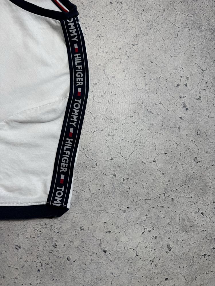 Мужская Футболка Tommy Hilfiger С Лампасами Оригинал Размер M