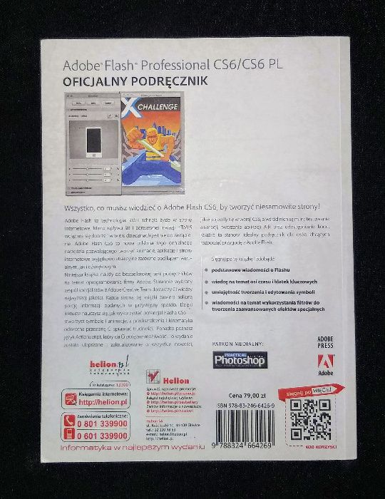 Adobe Flash Professional CS6/CS6 PL. Oficjalny podręcznik + CD