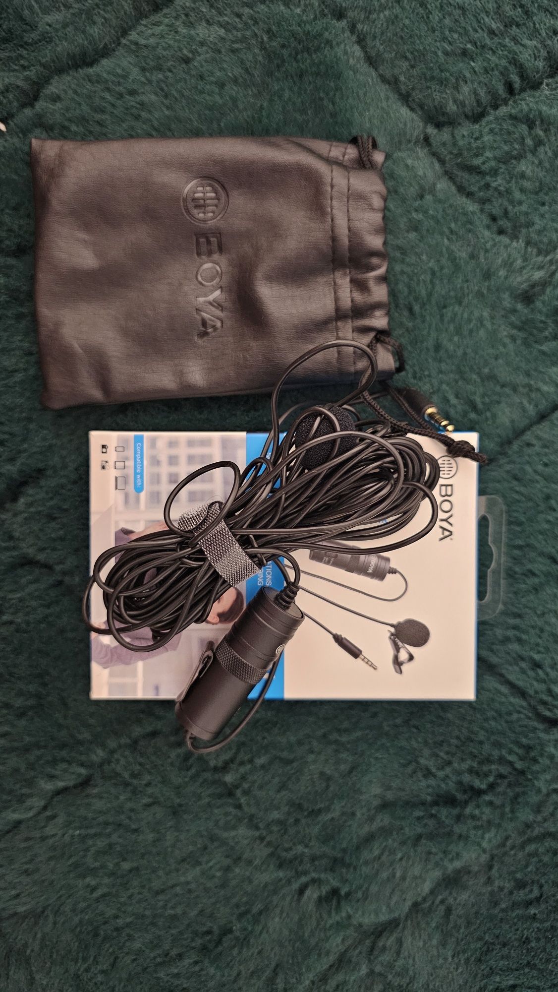 Мікрофон Boya BY-M1 Mini-Jack (3.5 мм), Jack (6.35 мм)