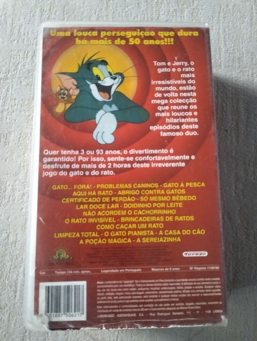 Tom & Jerryaespetaculo video VHS