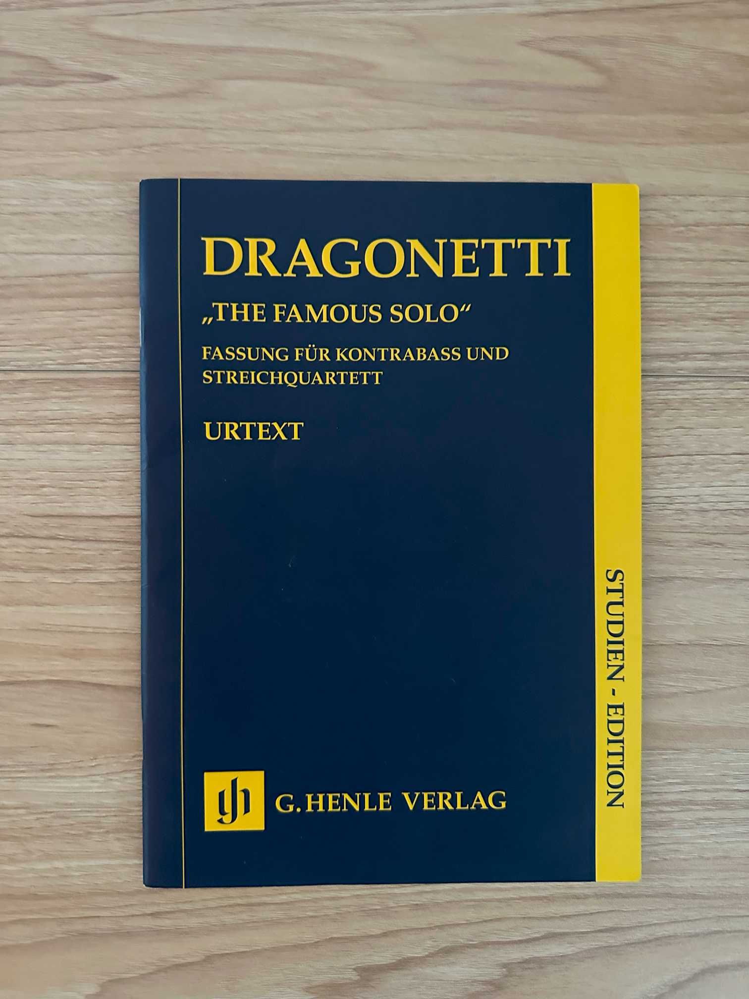 Dragonetti - The Famous Solo for double bass and quartett