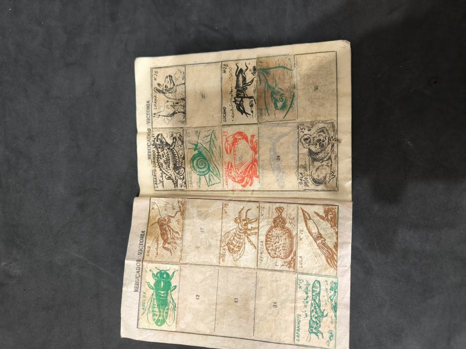 Caderneta cromos rebuçados vitoria