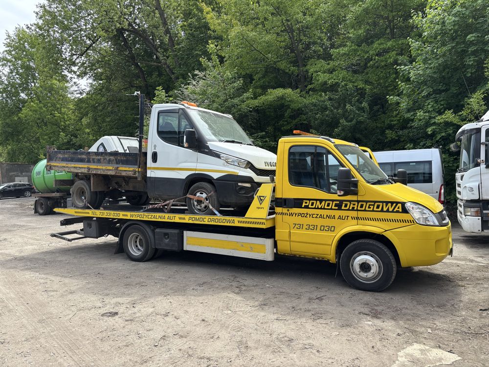 Pomoc drogowa holowanie awaria wypadek osobowe bus suv
