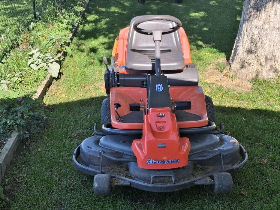 Husqvarna rider traktorek kosiarka briggs mulcher