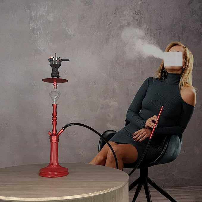 NOBLE HOOKAH Zestaw do Shishy 2 Węże Uchwyt Fajka Wodna Łapacz Melasy