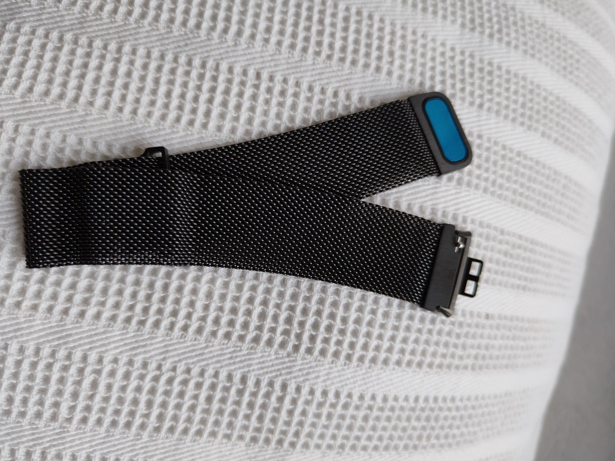 Huawei watch fit bransoleta MESH pasek opaska magnetyczna CZARNA