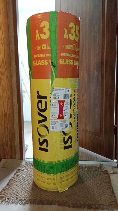 Wełna Isover Unirol Plus 035 grubość 20 cm