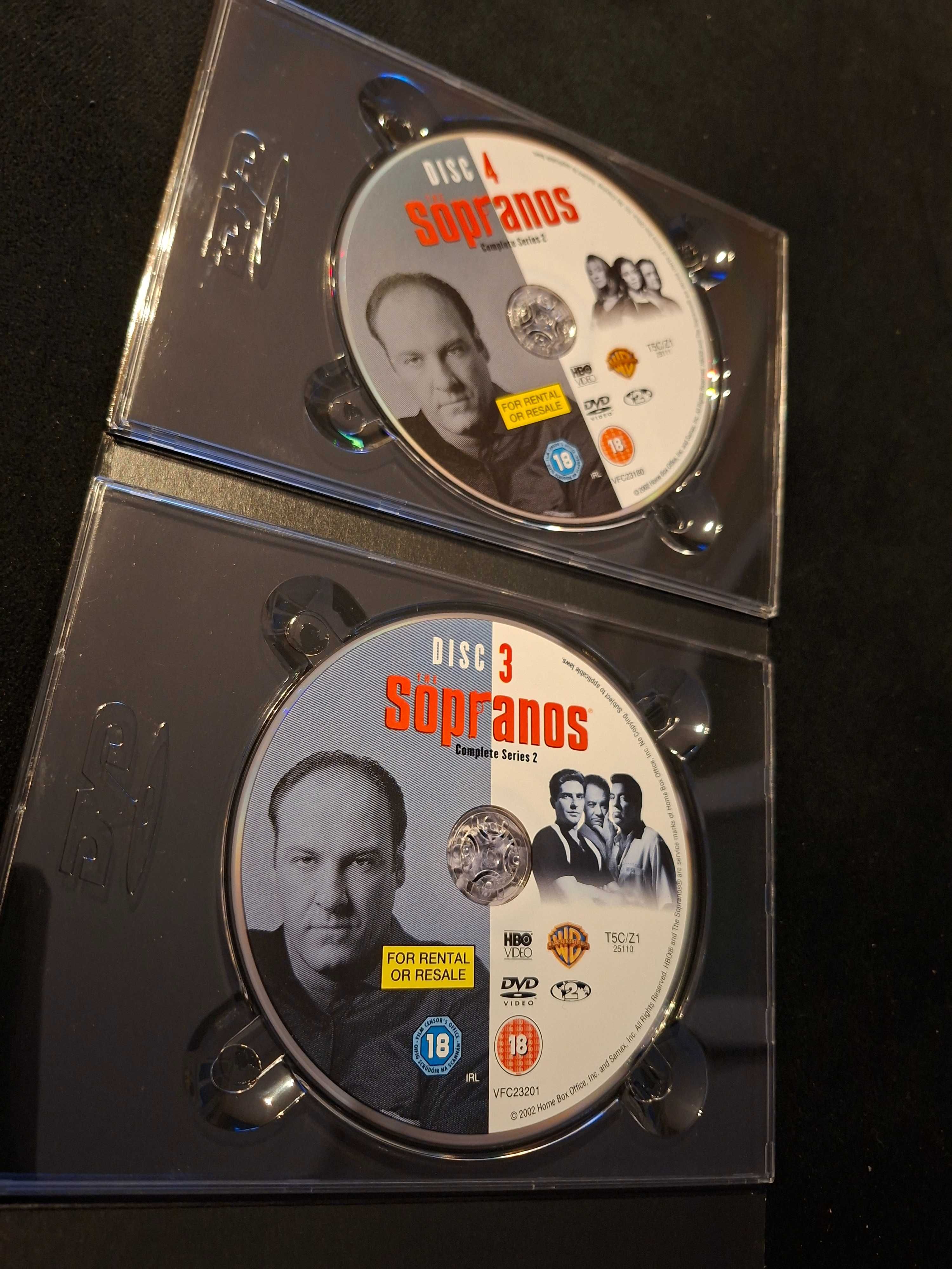 Mafijna Rodzina Soprano sezon 2 4DVD Jak nowe!