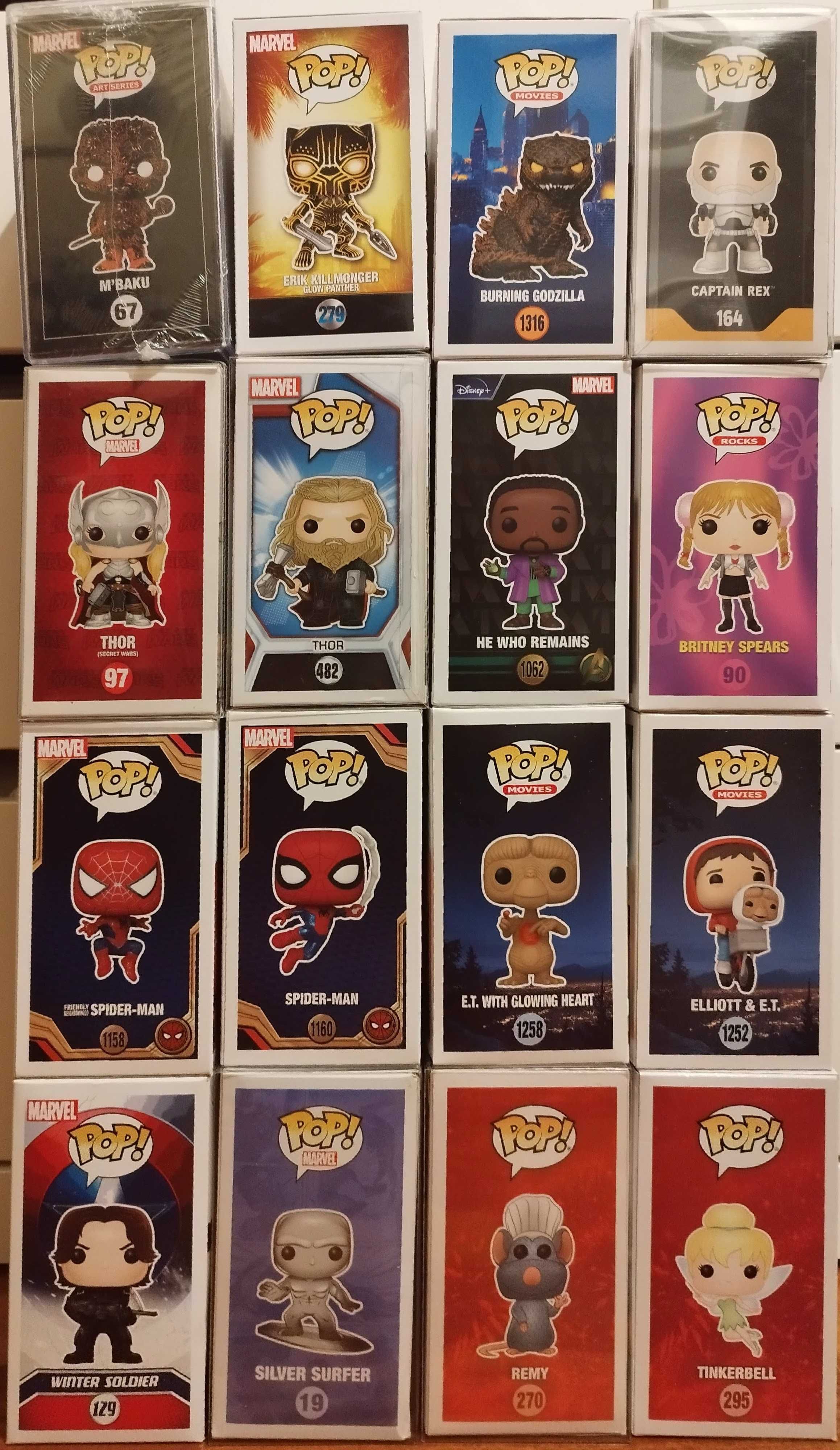 Funko Pop Figures - Marvel, Disney, Star Wars, ...